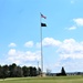 American Flag and Fort McCoy