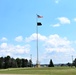 American Flag and Fort McCoy