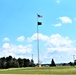 American Flag and Fort McCoy