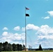 American Flag and Fort McCoy