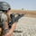 Peshmerga soldier conducts shooting training with an G-36