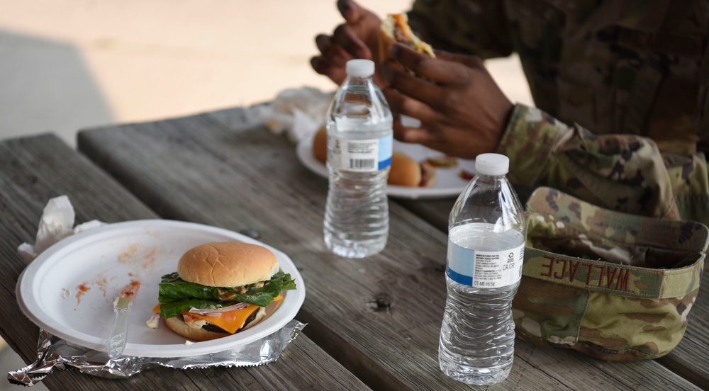 Grand Forks AFB Chapel puts on Burger Burn for Airman