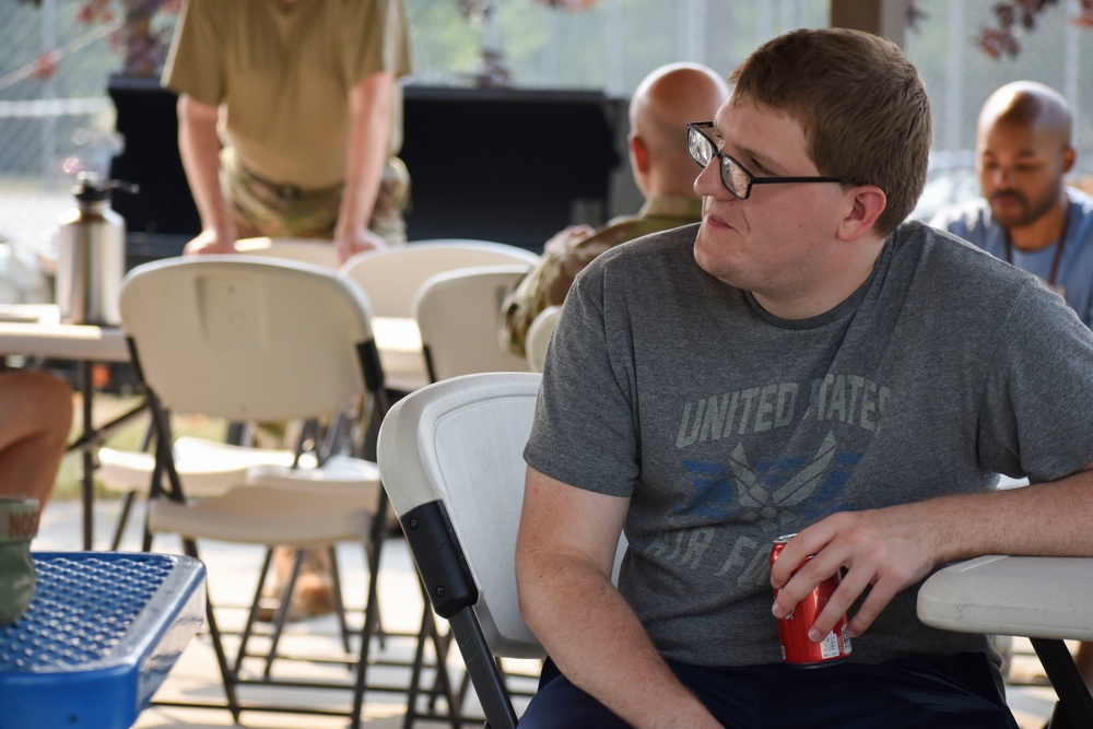 Grand Forks AFB Chapel puts on Burger Burn for Airman