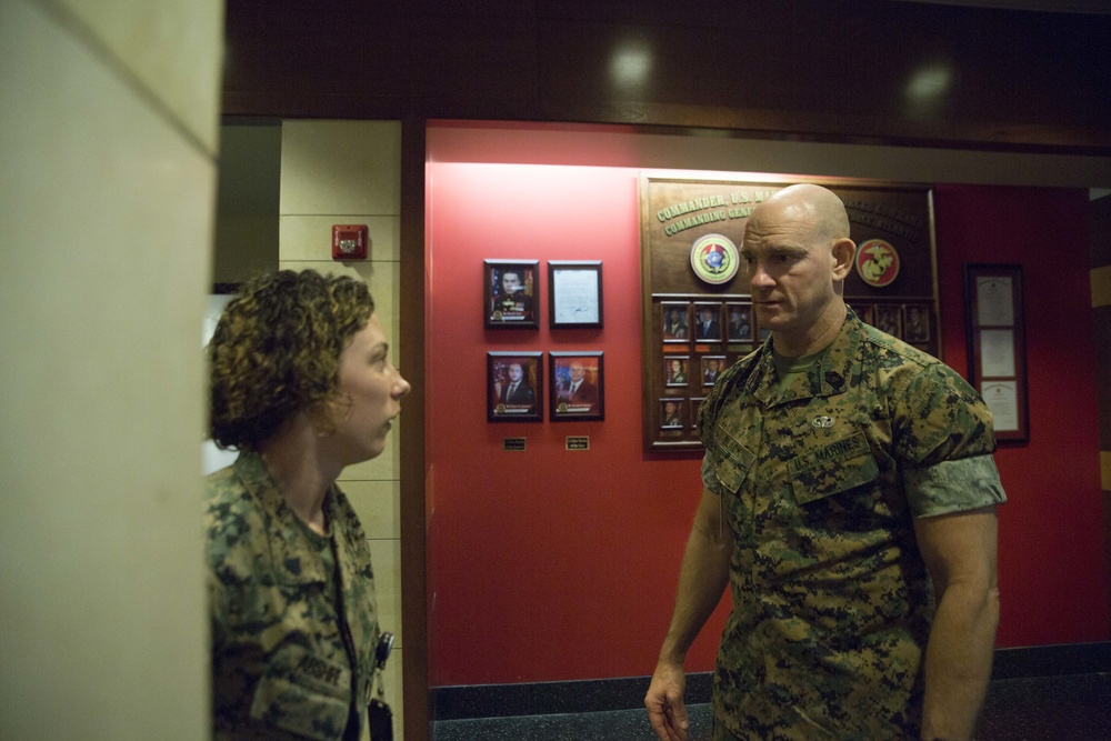 Sgt. Major of the Marine Corps Hampton Roads Tour
