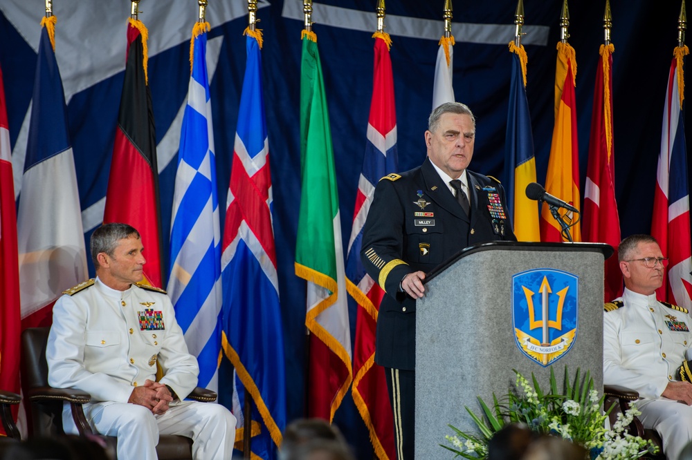 Joint Force Command Norfolk Declares Full Operational Capability During a Ceremony July 15