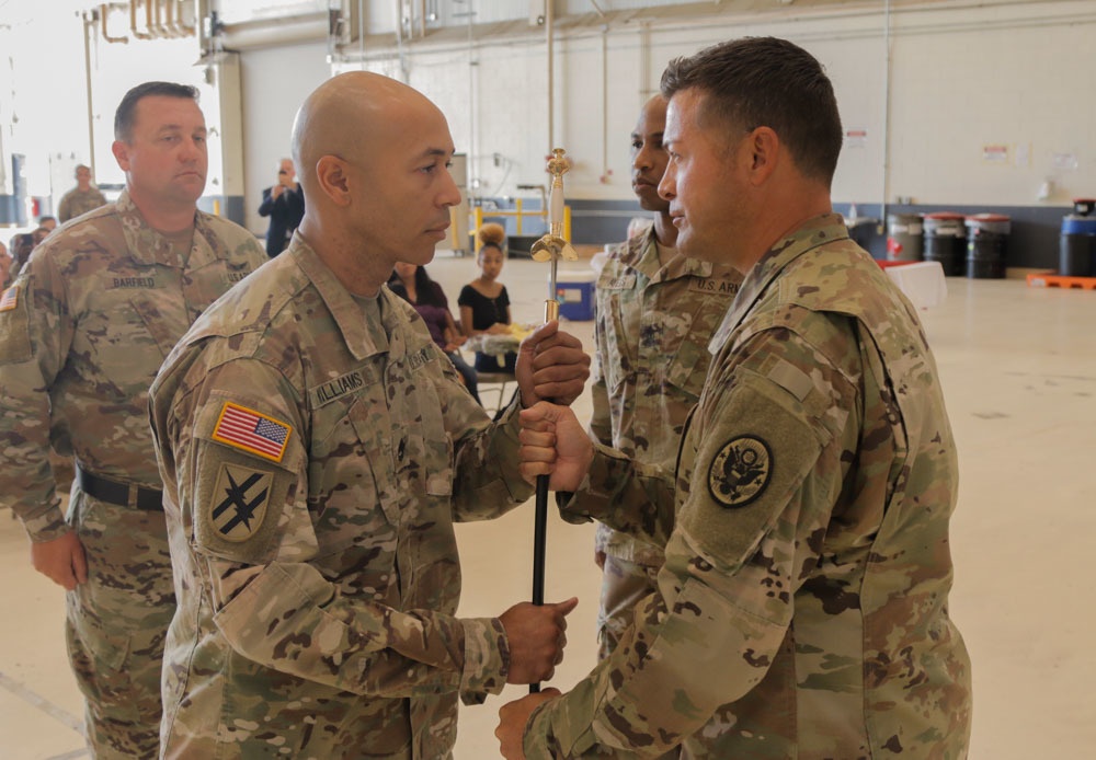 4th CST Passing the NCO Saber