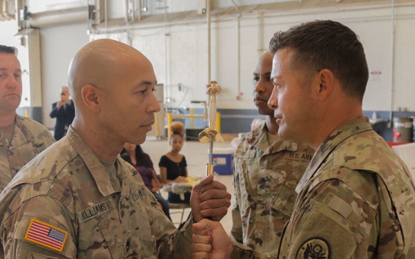 4th CST Passing the NCO Saber