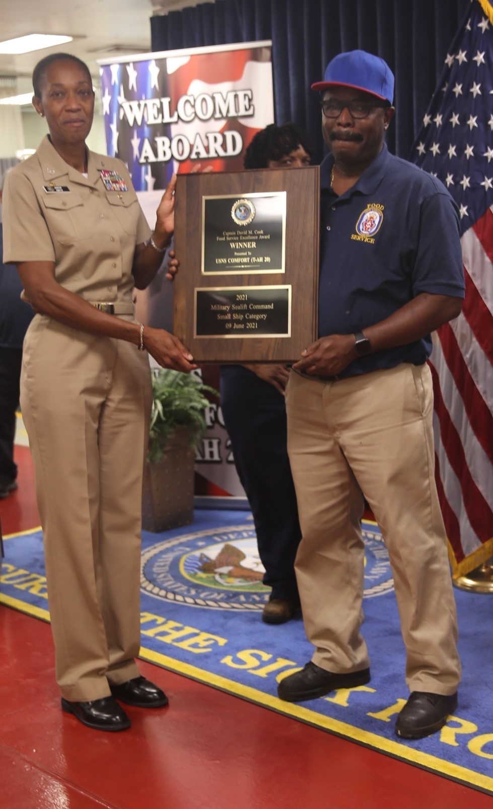 For the Second Time, USNS Comfort Receives David M. Cook Award for Food Service Excellence