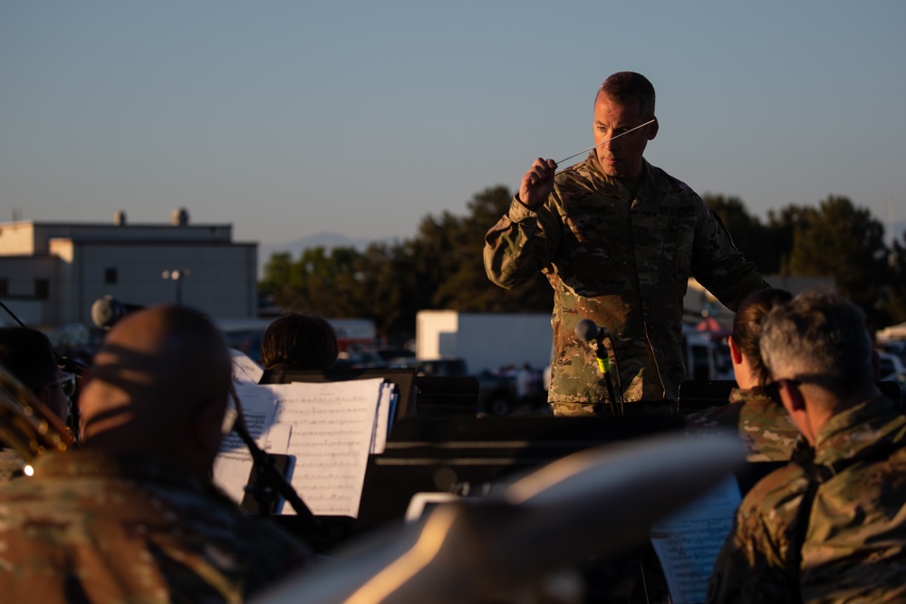 40th ID Band performs during July 4 Fireworks Spectacular