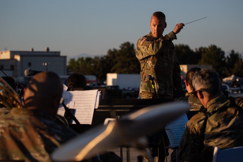 40th ID Band performs during July 4 Fireworks Spectacular