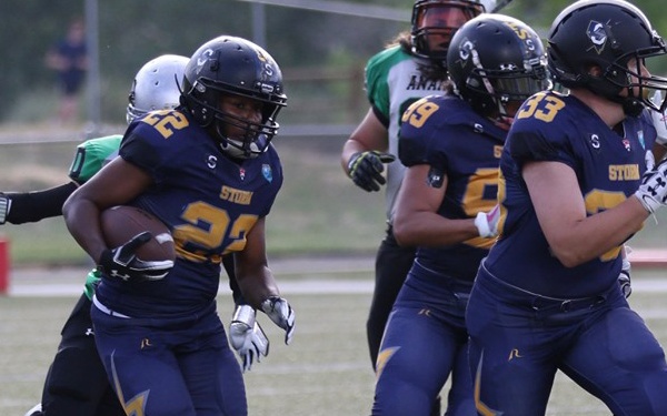 Nevada Guardsman, movie subject, leads Nevada Storm to women's football championship game