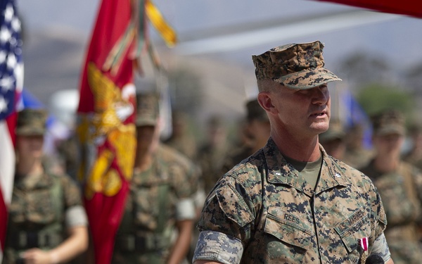 MALS-39 holds change of command ceremony