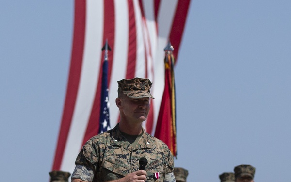 MALS-39 holds change of command ceremony