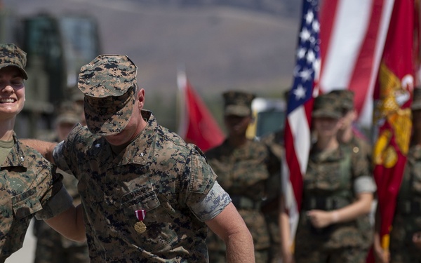 MALS-39 holds change of command ceremony