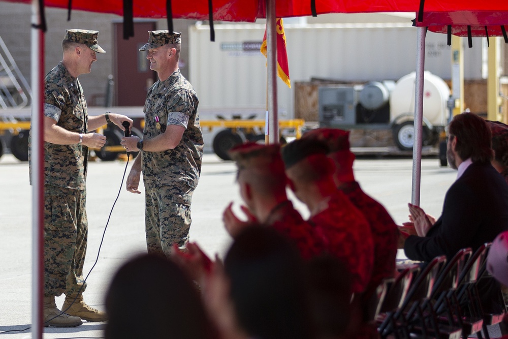 MALS-39 holds change of command ceremony