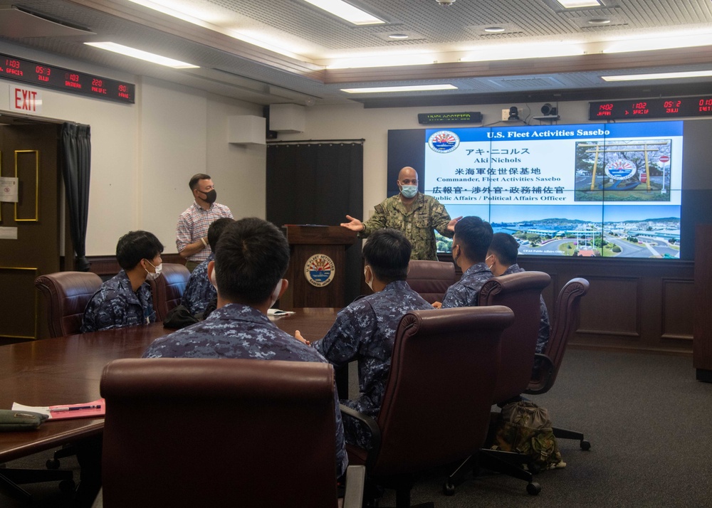 National Defense Academy of Japan Visits CFAS