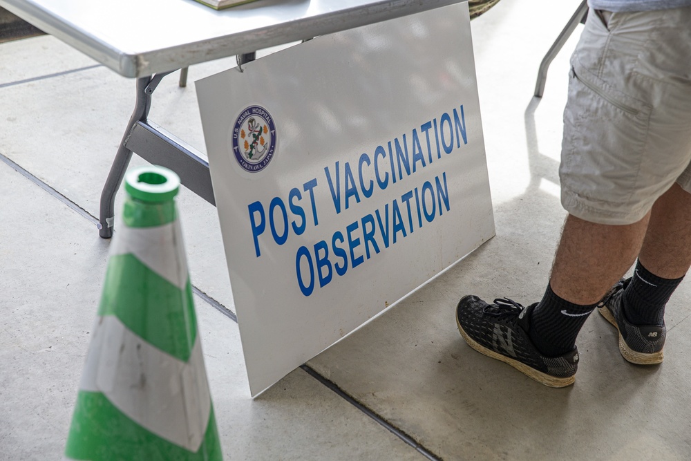 MLCs aboard MCIPAC receive second dose of the COVID-19 vaccine