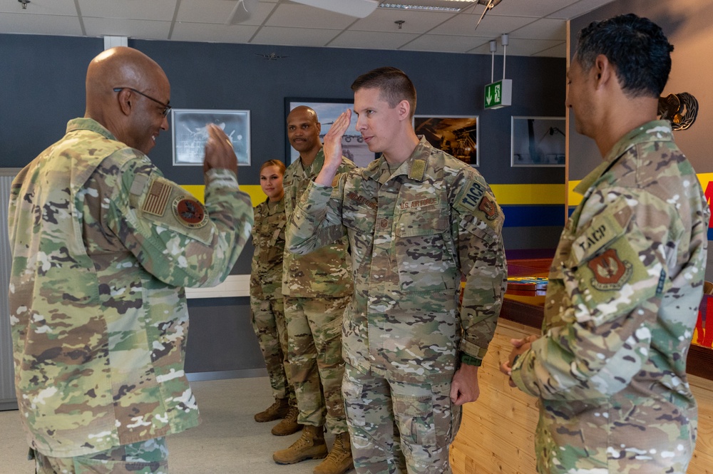 CSAF tours Ramstein Air Base