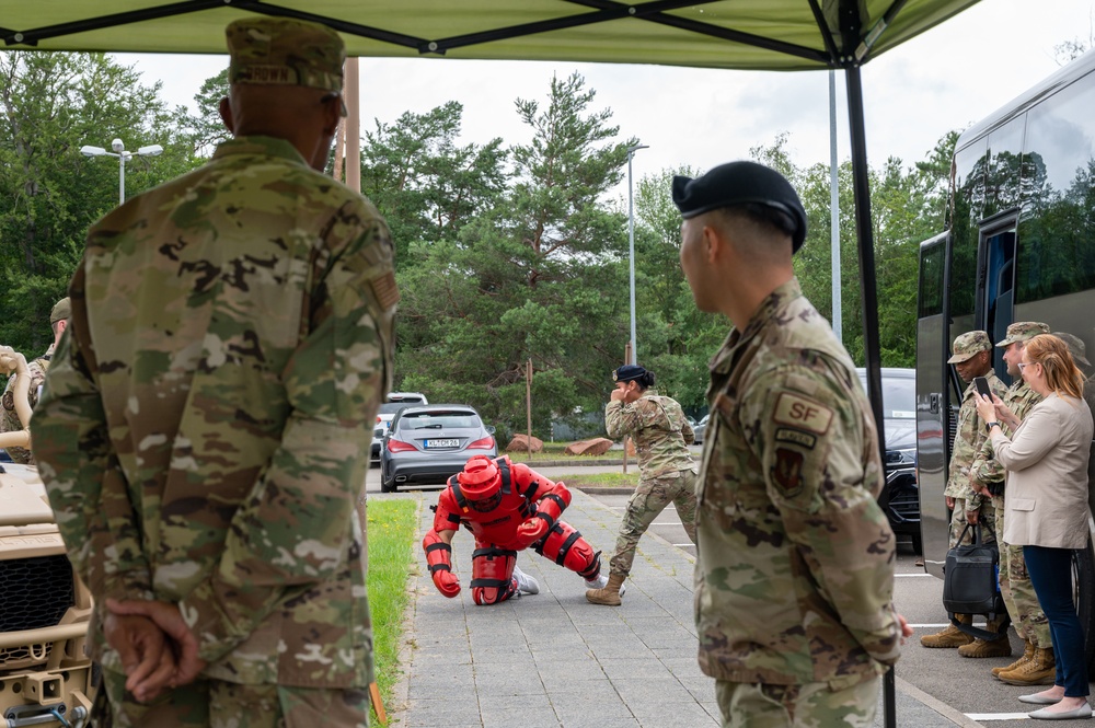 CSAF tours Ramstein Air Base