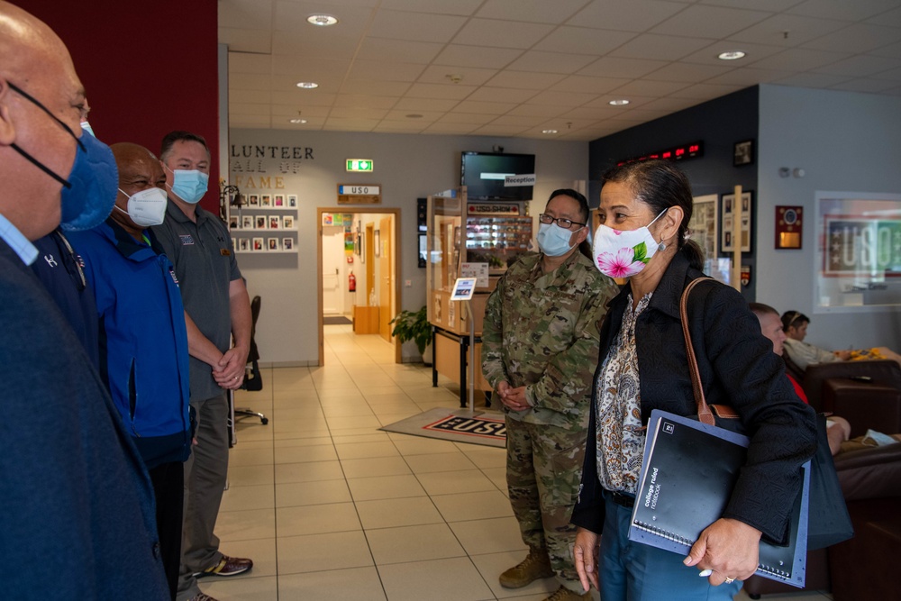 CSAF's spouse meets with Ramstein Airmen and families