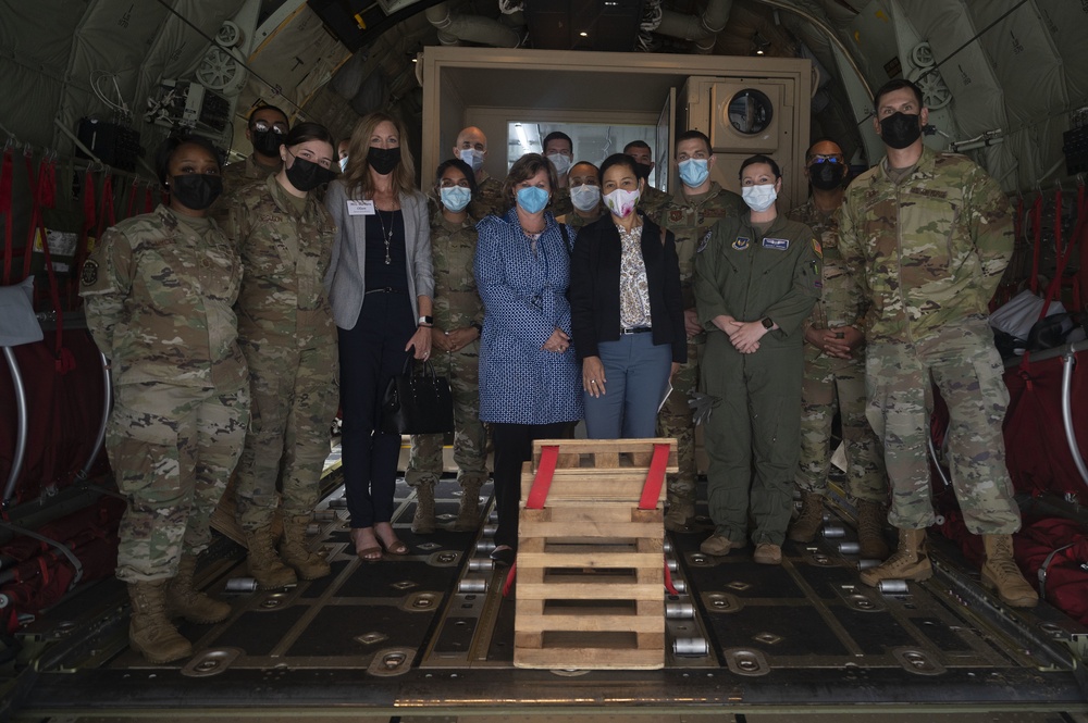 CSAF's spouse meets with Ramstein Airmen and families