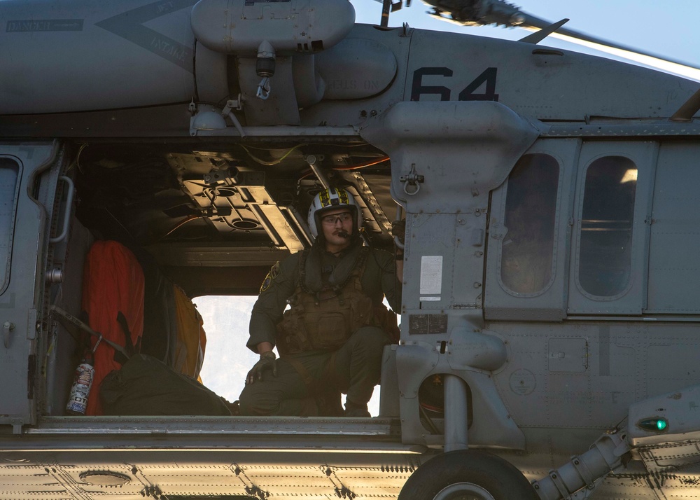 Flight Operations Aboard USS Charleston (LCS 18)