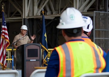 Ceremony held for second phase of NSB Kings Bay Dry Dock project