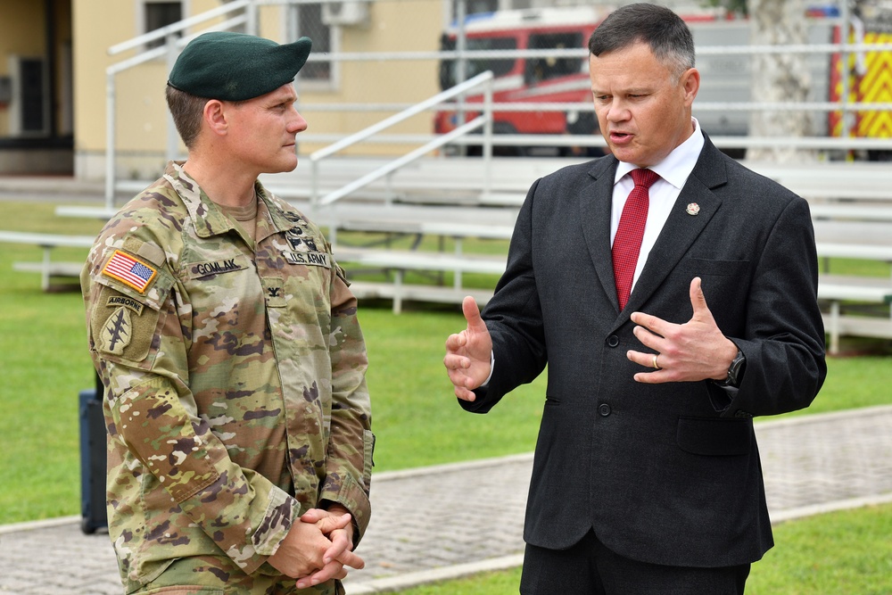 U.S. Army Garrison Italy Change of Command Ceremony, July 16, 2021