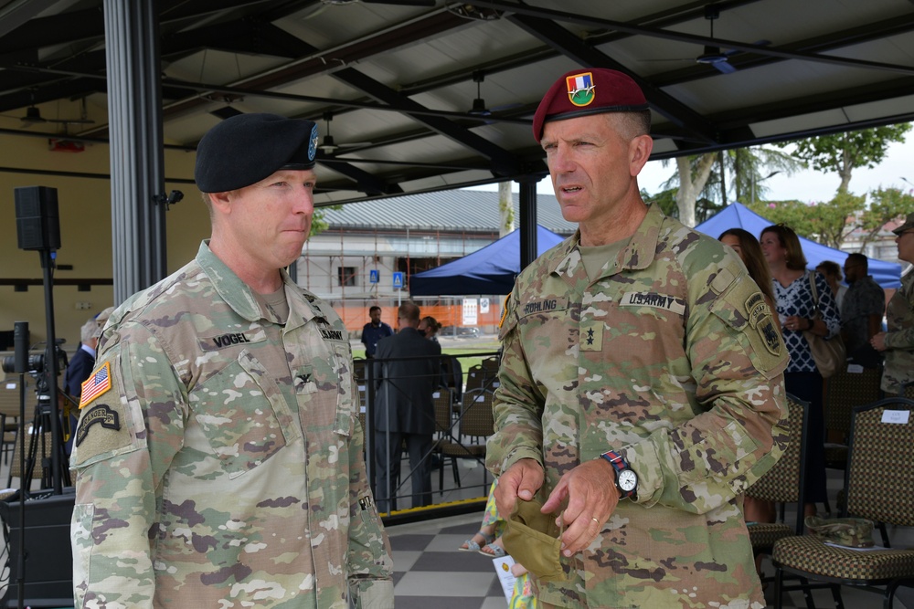 U.S. Army Garrison Italy Change of Command Ceremony, July 16, 2021