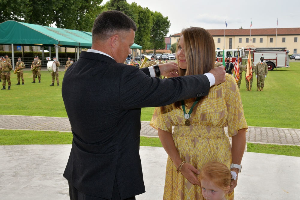 U.S. Army Garrison Italy Change of Command Ceremony, July 16, 2021