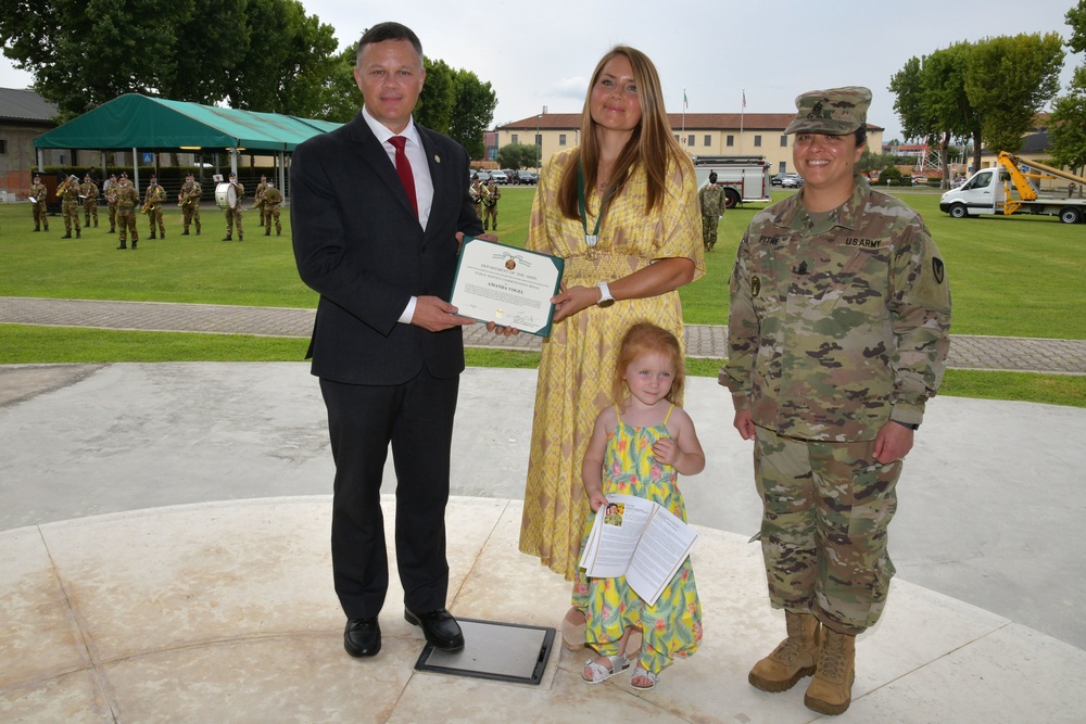 U.S. Army Garrison Italy Change of Command Ceremony, July 16, 2021