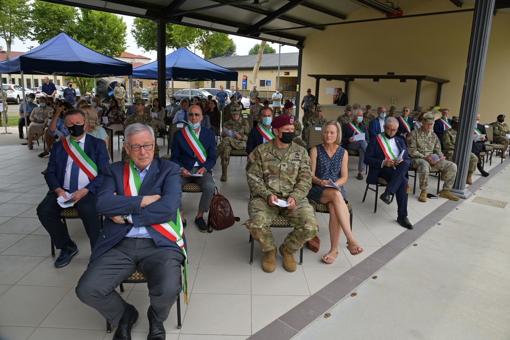 U.S. Army Garrison Italy Change of Command Ceremony, July 16, 2021