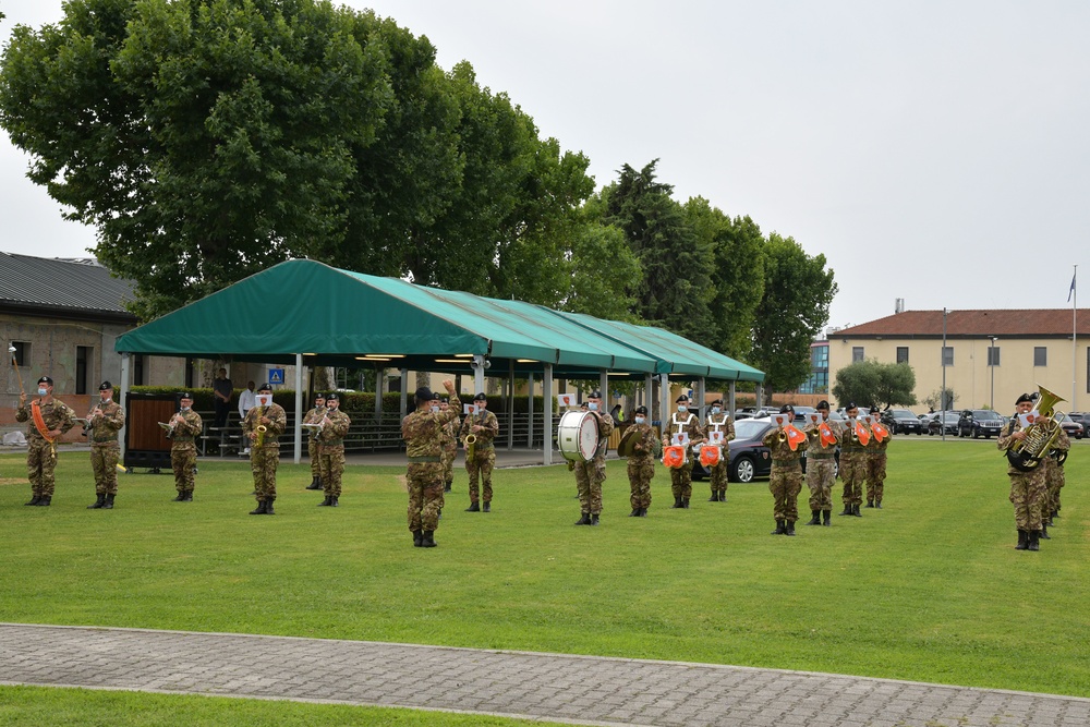 U.S. Army Garrison Italy Change of Command Ceremony, July 16, 2021