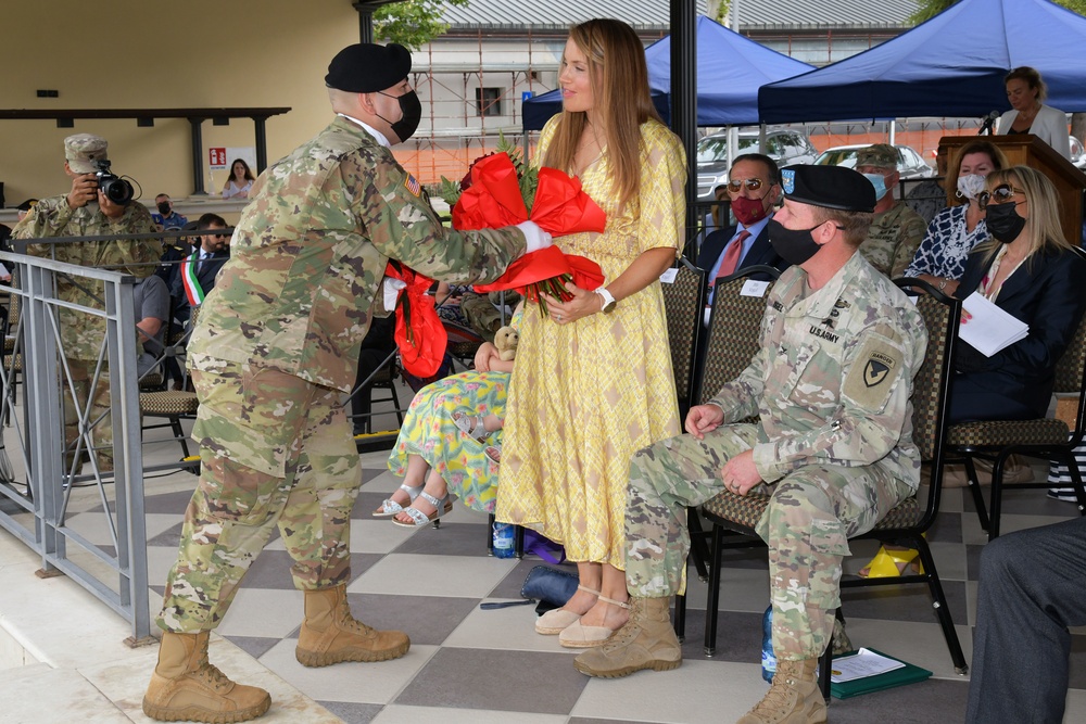 U.S. Army Garrison Italy Change of Command Ceremony, July 16, 2021