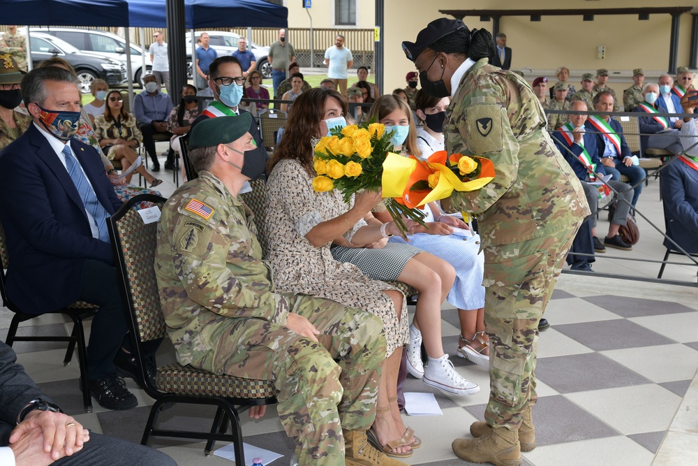 U.S. Army Garrison Italy Change of Command Ceremony, July 16, 2021