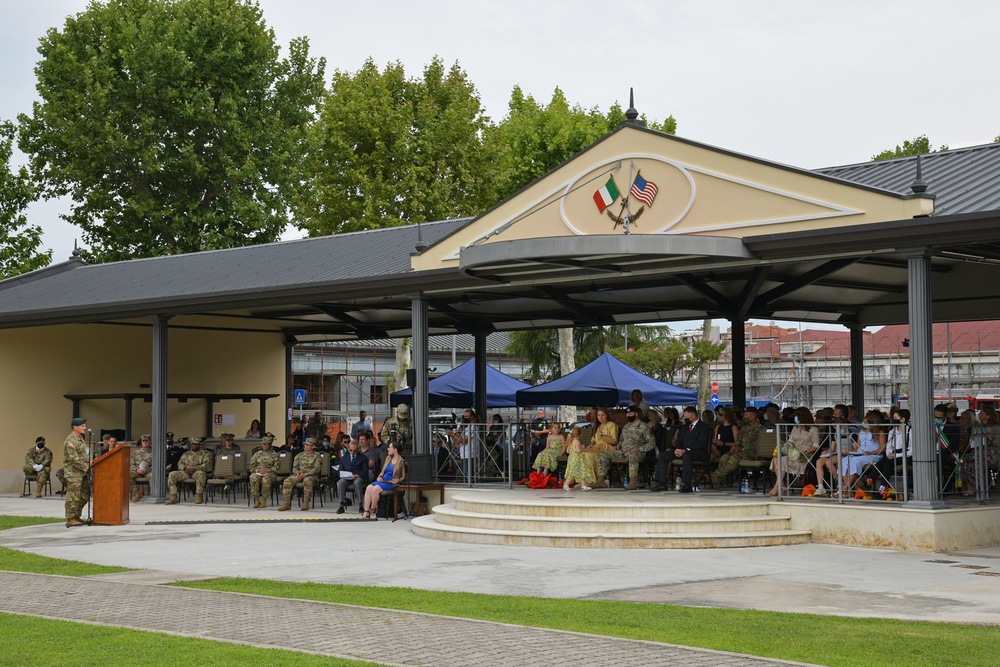 U.S. Army Garrison Italy Change of Command Ceremony, July 16, 2021