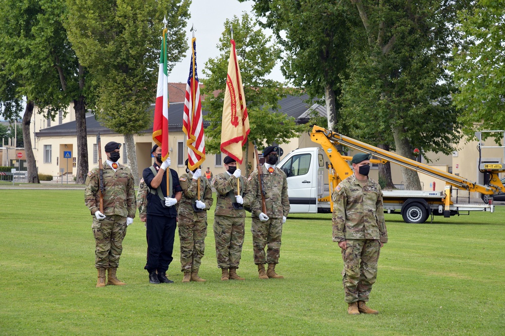 U.S. Army Garrison Italy Change of Command Ceremony, July 16, 2021