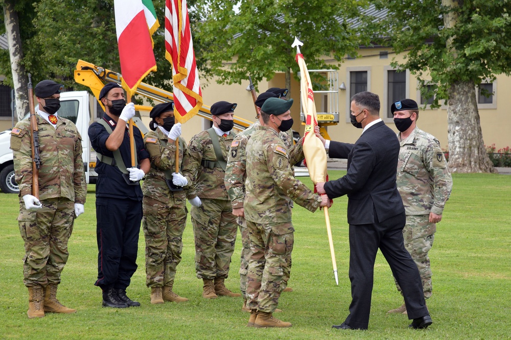 U.S. Army Garrison Italy Change of Command Ceremony, July 16, 2021