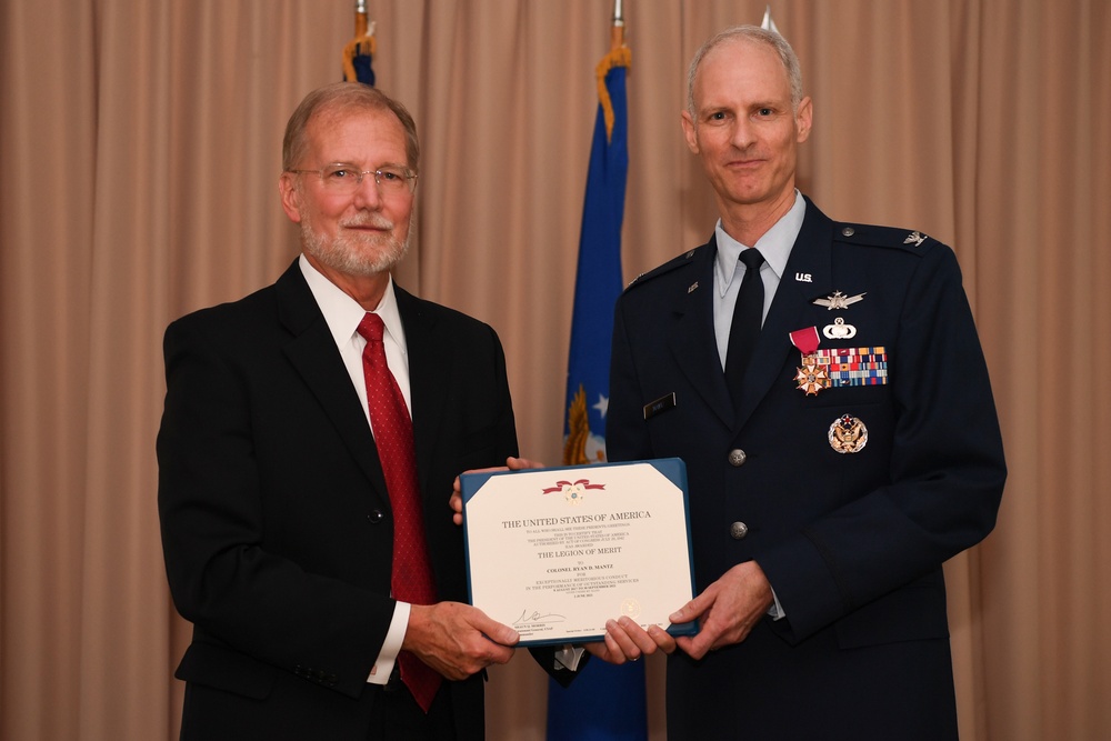 Wert presents Legion of Merit