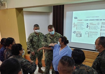 SPS 21 Medical Engagement Team Conducts TCCC