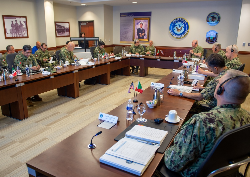 USFFC Hosts Mexican Navy Staff Talks