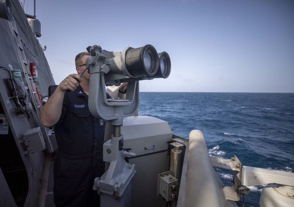 DVIDS - Images - USS Billings Sailor Stands Lookout