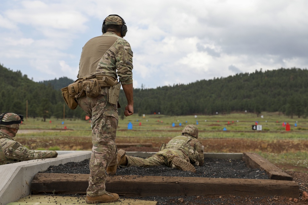 AZNG Charlie Company 1-158th Infantry Conducts Range Stress Shoot