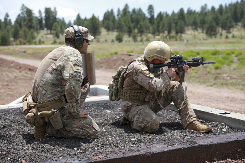 AZNG Charlie Company 1-158th Infantry Conducts Range Stress Shoot