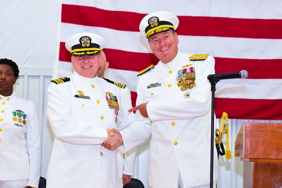 Naval Support Activity Saratoga Changes Command