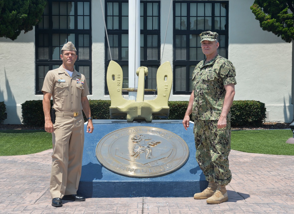 Vice Adm. Rick Williamson Tours Naval Base San Diego
