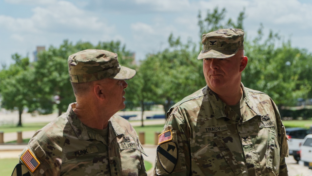 General Paul E. Funk II visits Fort Hood