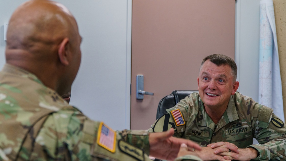 General Paul E. Funk II visits Fort Hood