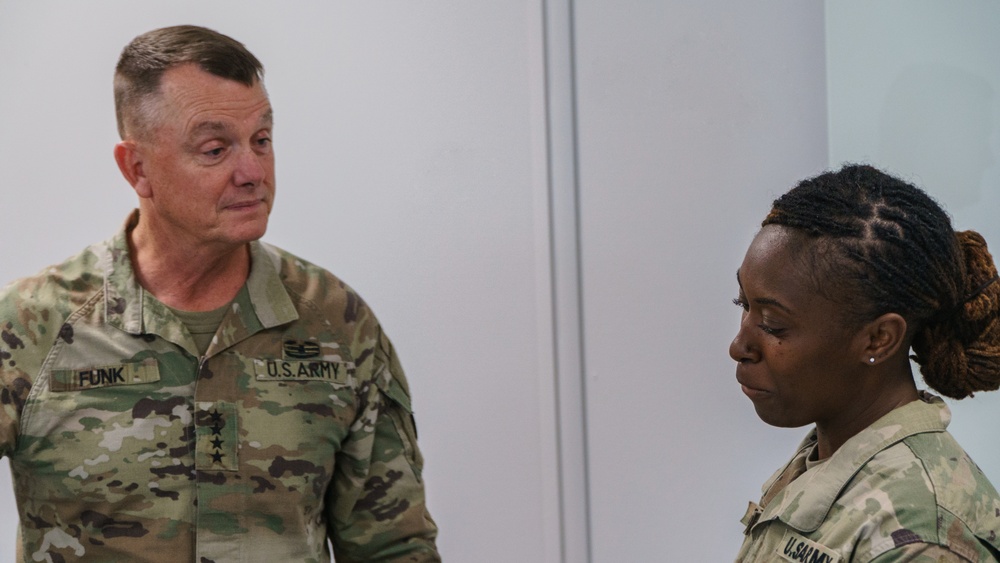 General Paul E. Funk II visits Fort Hood