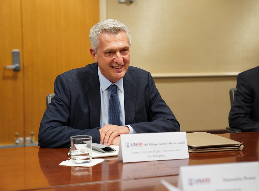 6.7.21 AAID Power meets with U.N. HC Filippo Grandi